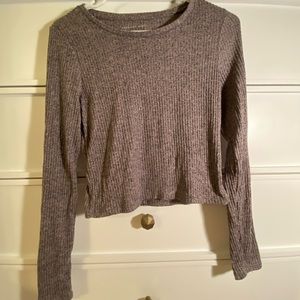 American Eagle size medium cropped long sleeve